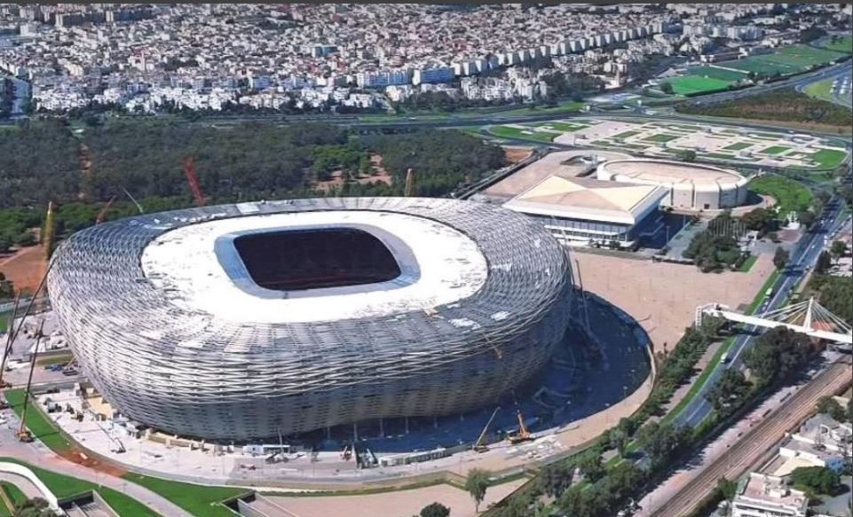 Complexe Sportif Prince Moulay Abdellah — vue aérienne