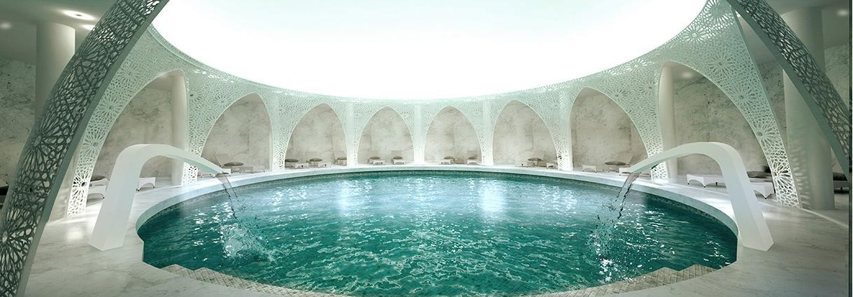 Vichy Thermalia Spa — bassin circulaire